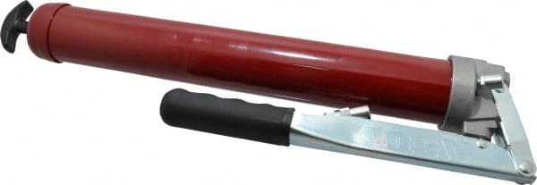 Alemite - 10,000 Max psi, Rigid Lever Grease Gun - 24 oz Capacity, 1/8 Thread Outlet, 21 Strokes per oz, 3-Way, Cartridge, Refill & Suction Fill, Includes Coupler & Loader Fitting - Exact Tooling
