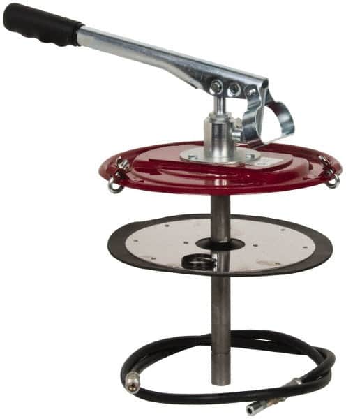 Alemite - Grease Lubrication 5 Strokes/oz Flow Steel, Aluminum & Stainless Steel Lever Hand Pump - For 35 Lb Container - Exact Tooling