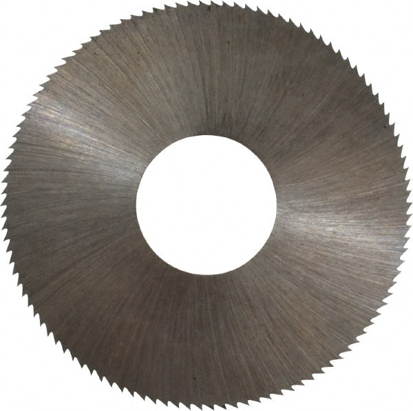 Value Collection - 1-1/2" Diam x 0.016" Blade Thickness, 1/2" Arbor Hole Diam, 110 Teeth, High Speed Steel, Jeweler's Saw - Uncoated, Keyway - Exact Tooling