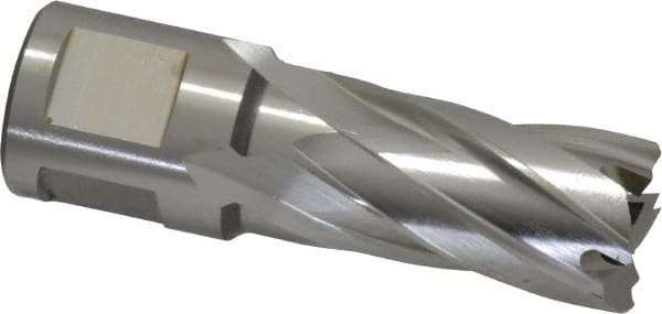 Hougen - 21/32" Diam x 1" Deep High Speed Steel Annular Cutter - Exact Tooling