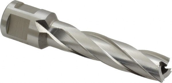Hougen - 17/32" Diam x 2" Deep High Speed Steel Annular Cutter - Exact Tooling