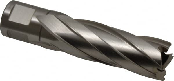 Hougen - 25/32" Diam x 2" Deep High Speed Steel Annular Cutter - Exact Tooling