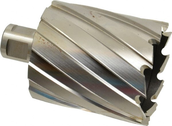 Hougen - 2-3/16" Diam x 2" Deep High Speed Steel Annular Cutter - Exact Tooling