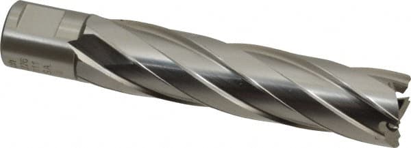 Hougen - 13/16" Diam x 3" Deep High Speed Steel Annular Cutter - Exact Tooling