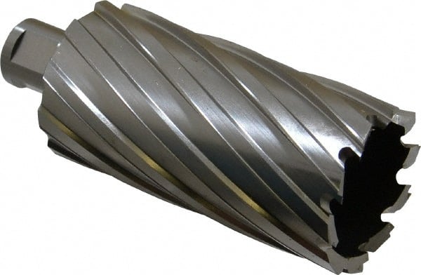 Hougen - 1-3/4" Diam x 3" Deep High Speed Steel Annular Cutter - Exact Tooling