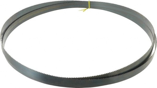 Starrett - 6 TPI, 14' Long x 1" Wide x 0.035" Thick, Welded Band Saw Blade - Carbon Steel, Toothed Edge, Raker Tooth Set, Flexible Back, Contour Cutting - Exact Tooling