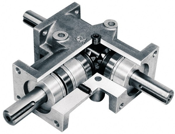 Browning - 1:1, 3 Input Horsepower, 106 Lbs. Max Torque, Speed Reducer - 3/4" Shaft Diam, 5.984" Long x 2.83" Wide x 2.992" High, 8.8 In/Lb. Min Torque, 1/4 HP Min Input - Exact Tooling