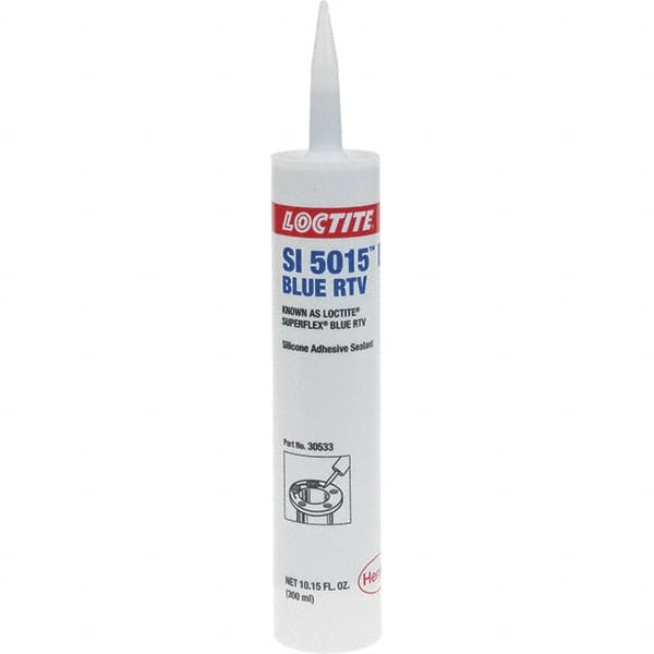 Loctite - 300 mL Tube Blue RTV Silicone Gasket Sealant - -80 to 500°F Operating Temp - Exact Tooling