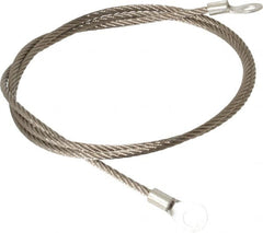 Hubbell Workplace - 19 AWG, 3 Ft., Terminal, Grounding Cable with Clamps - Noninsulated, Includes (2) 1/4 Inch Terminals - Exact Tooling