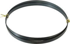 Starrett - 10 TPI, 9' 7-1/2" Long x 3/4" Wide x 0.032" Thick, Welded Band Saw Blade - Carbon Steel, Toothed Edge, Raker Tooth Set, Flexible Back, Contour Cutting - Exact Tooling