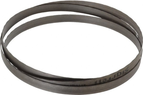 Starrett - 18 TPI, 5' 4-1/2" Long x 1/2" Wide x 0.025" Thick, Welded Band Saw Blade - Bi-Metal, Toothed Edge, Wavy Tooth Set, Contour Cutting - Exact Tooling