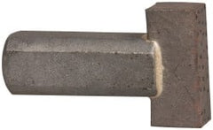 Made in USA - 1A-A, 7/8" Long x 7/16" Shank Diam Multi-Point Diamond Dresser - 3/4" Long x 1/4" Thick Head - Exact Tooling
