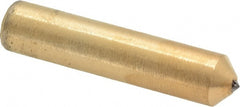 Norton - 1/3 Carat Single Point Diamond Dresser - 2" Long x 7/16" Shank Diam, Contains 3 Stones - Exact Tooling