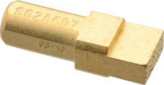Norton - 7/16" Shank Multi-Point Diamond Dresser - 1/4" Diam x 1/2" Long x 3/8" Thick Diamond - Exact Tooling
