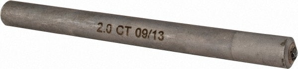 Made in USA - 2 Carat Single Point Diamond Dresser - 3" Long x 1/2" Shank Diam - Exact Tooling