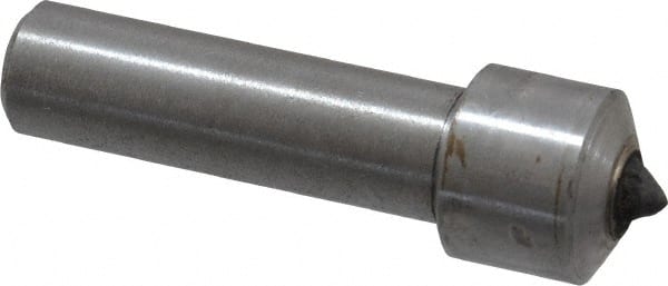 Value Collection - 2 Carat Single Point Diamond Dresser - 1-1/2" Long x 7/16" Shank Diam, 5/8" Diam x 5/8" Thick Head - Exact Tooling