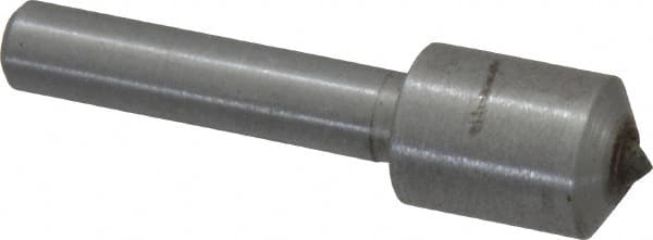 Value Collection - 1/2 Carat Single Point Diamond Dresser - 1-1/8" Long x 1/4" Shank Diam, 7/16" Diam x 5/8" Thick Head - Exact Tooling