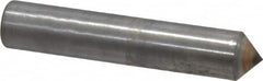 Made in USA - 1/4 Carat Single Pencil Point Diamond Dresser - 2" Long x 3/8" Shank Diam, 90° Included Angle - Exact Tooling