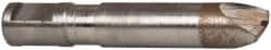 Made in USA - 0.02" Radius Single Point Diaform Diamond Dresser - 2-1/4" Long x 1/4" Shank Diam, 60° Included Angle - Exact Tooling