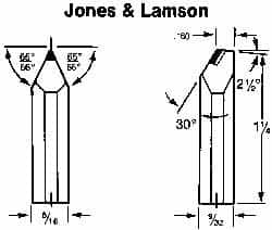 Made in USA - 0.017" Single Point Diamond Dresser - 1-1/4" Long x 5/16" Shank Diam, 50° Included Angle - Exact Tooling