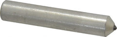 Norton - 1/4 Carat Single Point Diamond Dresser - 2" Long x 3/8" Shank Diam, 60° Included Angle - Exact Tooling