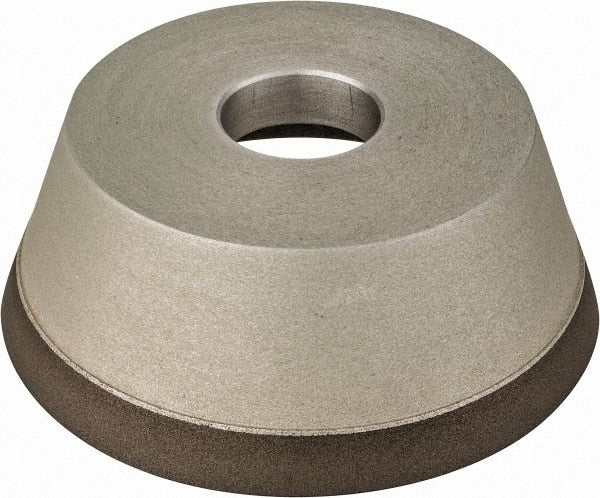 Made in USA - 5" Diam, 1-1/4" Hole Size, 1-3/4" Overall Thickness, 220 Grit, Type 11 Tool & Cutter Grinding Wheel - Very Fine Grade, Diamond - Exact Tooling