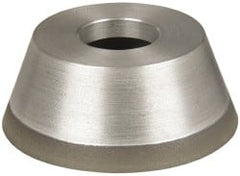 Made in USA - 3-3/4" Diam, 1-1/4" Hole Size, 1-1/2" Overall Thickness, 150 Grit, Type 11 Tool & Cutter Grinding Wheel - Very Fine Grade, CBN - Exact Tooling