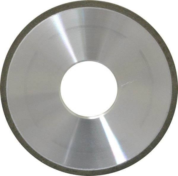 Made in USA - 4" Diam x 1-1/4" Hole x 1/8" Thick, 120 Grit Surface Grinding Wheel - Exact Tooling