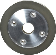 Made in USA - 6" Diam, 1-1/4" Hole Size, 3/4" Overall Thickness, 100 Grit, Type 6 Tool & Cutter Grinding Wheel - Fine Grade, Diamond - Exact Tooling