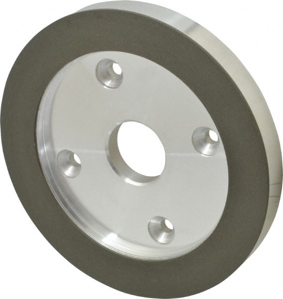 Made in USA - 6" Diam, 1-1/4" Hole Size, 3/4" Overall Thickness, 220 Grit, Type 6 Tool & Cutter Grinding Wheel - Very Fine Grade, Diamond - Exact Tooling