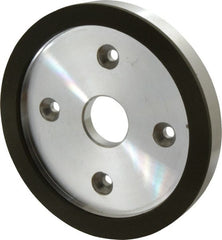 Made in USA - 6" Diam, 1-1/4" Hole Size, 3/4" Overall Thickness, 150 Grit, Type 6 Tool & Cutter Grinding Wheel - Very Fine Grade, Diamond - Exact Tooling
