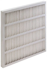 Value Collection - 25 x 25 x 3/4", MERV 8, 35 to 45% Efficiency, Wireless Pleated Air Filter - Exact Tooling