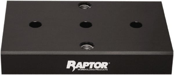 Raptor Workholding - 2-1/4" Jaw Width, 1" High x 6-1/2" Long x 1" Wide Riser - For Use with 4 & 5 Axis Workholding Systems - Exact Tooling
