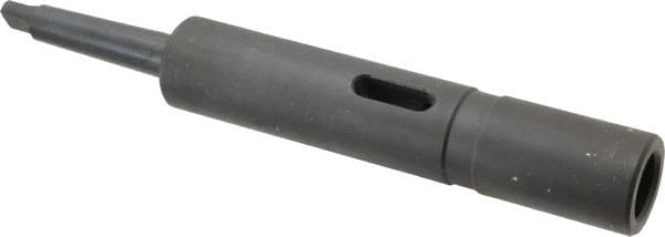 Collis Tool - MT3 Inside Morse Taper, MT2 Outside Morse Taper, Extension Morse Taper to Morse Taper - 10-1/2" OAL, Steel - Exact Tooling