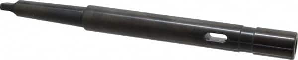 Collis Tool - MT1 Inside Morse Taper, MT2 Outside Morse Taper, Extension Morse Taper to Morse Taper - 10-3/16" OAL, Steel - Exact Tooling
