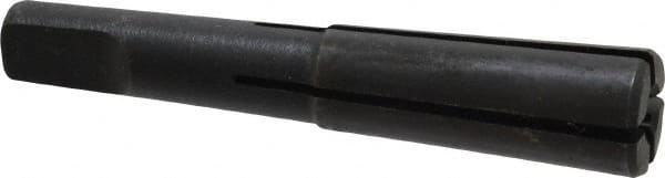 Collis Tool - #0 to #6 Inch Tap, 23/32 Inch Tap Entry Depth, MT1 Taper Shank, Split Sleeve Tapping Driver - 3/16 Inch Projection, 0.141 Inch Tap Shank Diameter, 0.11 Inch Tap Shank Square - Exact Tooling