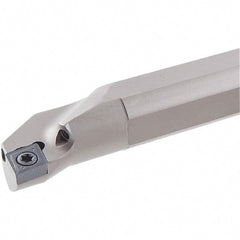 Iscar - 12mm Min Bore Diam, 150mm OAL, 10mm Shank Diam, E-STFP Indexable Boring Bar - TP.. 1102.. Insert, Screw Holding Method - Exact Tooling