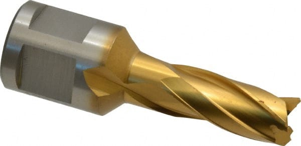 Hougen - 7/16" Diam x 1" Deep High Speed Steel Annular Cutter - Exact Tooling