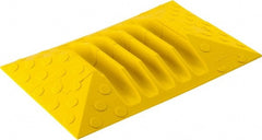 Hubbell Wiring Device-Kellems - 5 Channel, T-Shaped, Drop Over Cable Ramp - 5-1/4 Inch Male and 7-1/2 Inch Female Inch Long x 20 Inch Wide x 2.31 Inch High, Yellow and Blue - Exact Tooling