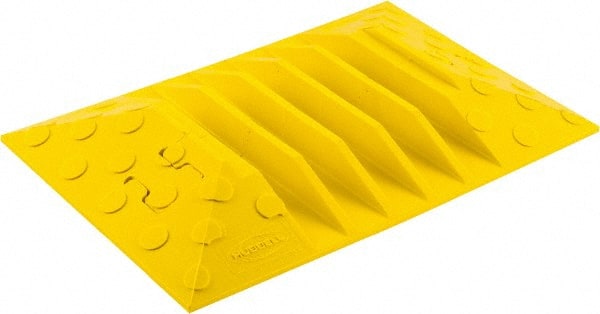 Hubbell Wiring Device-Kellems - 5 Channel, T-Shaped, Drop Over Cable Ramp - 36 Inch Long x 17-1/2 Inch Wide x 1.95 Inch High, Yellow and Blue - Exact Tooling