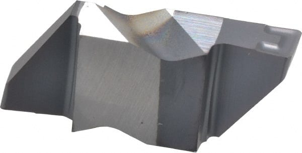 Kennametal - 4189NG K Grade KC5025, 4.8mm Cutting Width Carbide Grooving Insert - 6.35mm Max Depth of Cut, Right Hand, 0.57mm Corner Radius, TiAlN Finish - Exact Tooling