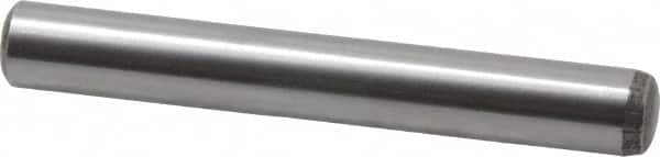 Value Collection - 8mm Diam x 60mm Pin Length Alloy Steel Standard Dowel Pin - C 58-62 Hardness, 23,700 Lb Breaking Strength, 1 Rounded End - Exact Tooling