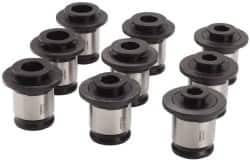 Parlec - 13/16 to 1-3/8 Inch Tap, Tapping Adapter Set - 1.89 Inch Ouside Shank Diameter, 13/16, 7/8, 15/16, 1, 1-1/8, 1-1/4, 1-3/8 Inch Tap, 3 Adapter - Exact Tooling