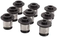 Parlec - 13/16 to 1-3/8 Inch Tap, Tapping Adapter Set - 1.89 Inch Ouside Shank Diameter, 13/16, 7/8, 15/16, 1, 1-1/8, 1-1/4, 1-3/8 Inch Tap, 3 Adapter - Exact Tooling