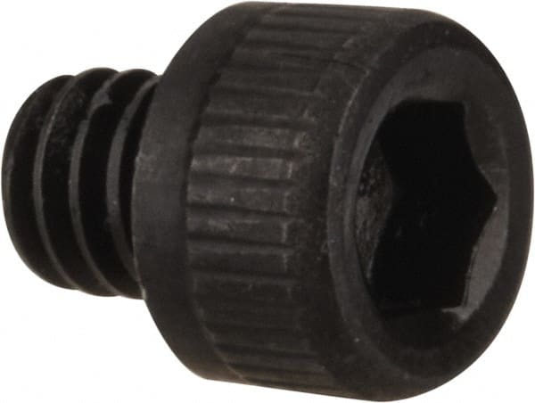 Value Collection - #4-48 UNF Hex Socket Drive, Socket Cap Screw - Alloy Steel, Black Oxide Finish, Fully Threaded, 1/8" Length Under Head - Exact Tooling