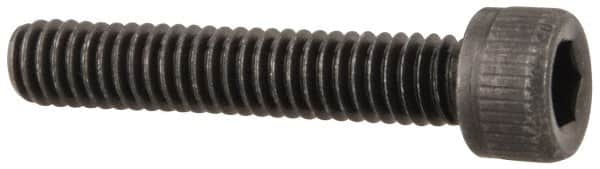Value Collection - #4-48 UNF Hex Socket Drive, Socket Cap Screw - Alloy Steel, Black Oxide Finish, Fully Threaded, 5/8" Length Under Head - Exact Tooling