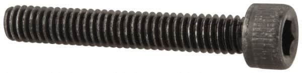 Value Collection - #4-48 UNF Hex Socket Drive, Socket Cap Screw - Alloy Steel, Black Oxide Finish, Fully Threaded, 3/4" Length Under Head - Exact Tooling