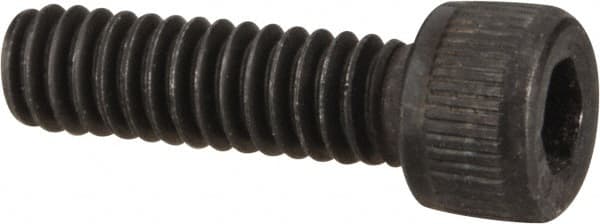 Value Collection - #5-40 UNC Hex Socket Drive, Socket Cap Screw - Alloy Steel, Black Oxide Finish, Fully Threaded, 7/16" Length Under Head - Exact Tooling