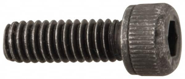 Value Collection - #5-44 UNF Hex Socket Drive, Socket Cap Screw - Alloy Steel, Black Oxide Finish, Fully Threaded, 3/8" Length Under Head - Exact Tooling