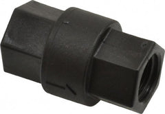 Specialty Mfr - 3/8" Polypropylene Check Valve - Inline, FNPT x FNPT, 125 WOG - Exact Tooling